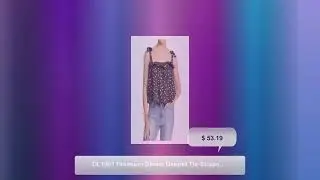 DL1961 Premium Denim Dennet Tie-Straps Polka-Dot Cropped Tank - MSRP $138