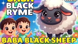 BABA BLACK SHEEP 🐑 BUBBLE BEEPS SIMPLE KIDS SONG WITH CLEAR WOOL SHARING & LEARNING 🌈✨