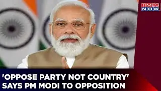 'Oppose Party Not Country' says PM Modi after 4 Congress MPs suspended from Lok Sabha | Times Now