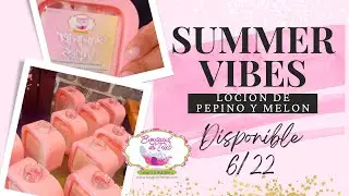 NUEVA loción SUMMER VIBES de Pepino 🥒 y Melón 🍈 #handmade