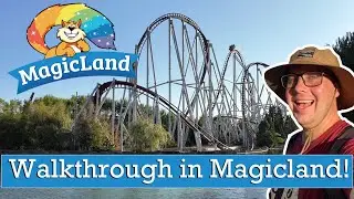 4K MAGICLAND WALKTHROUGH & REVIEW! Wandeling door pretpark Magicland 2025
