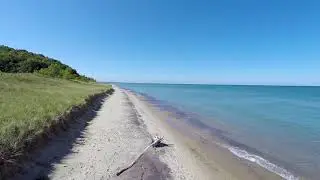 Grand Mere State Park - Drone - Stevensville, Michigan