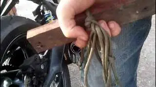 How to Remove a Stuck Exhaust Silencer / Baffle