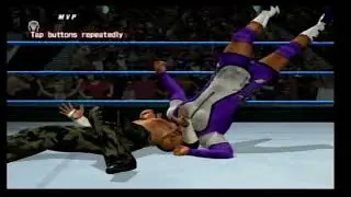 WWE Smackdown vs Raw 2008 - PS2 Gameplay - MVP vs Matt Hardy