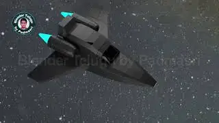 Low Poly Spaceship &ndash; Rendered Video | Padmasri's Blender Tutorial