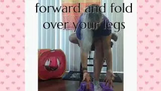 Chair Yoga Slide Show, one minute yoga stretch