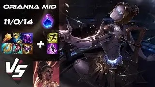 MID Orianna vs Mel - EU Challenger Patch 25.S1.4