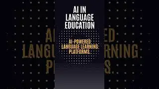 Video#91 AI Daily - AI in Language Education #shorts #ai #datascience #practicalai