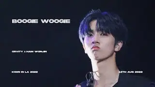 220819 CRAVITY (크래비티) 원진 직캠 'Boogie Woogie' WONJIN CAM @ 2022 KCON ROOKIES in LA [4K]