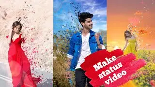 Disperson effect in mobile | make fb status video | change background sky colour | D tech pro