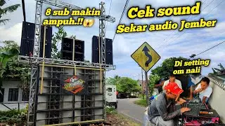 Makin ampuh,! Cek sound Sekar audio hajatan horeg di Sukokerto
