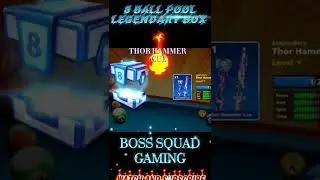 OPEN LEGENDARY BOX'S, GET ARCHON & THOR HAMMER CUE, 8 BALL POOL