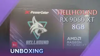PowerColor Hellhound  RX 9060 XT 8GB Unboxing