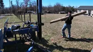 Weekend fencing diy project with a post driver