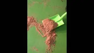 Ross Eliminator Absorbent demo on used Oil Diesel, Petrol  27 01 2015