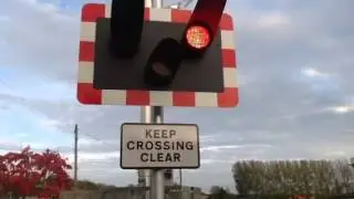 Sleaford North level crossing (lincs) Saturday 18.10.14