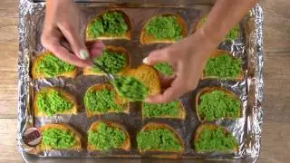Pea Crostini