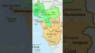 Map of Goa #shorts