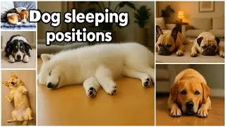 Dog sleeping positions🐶💤The Science of Dog Sleep🐶💤  Dog Sleeping Secrets 🐶💤