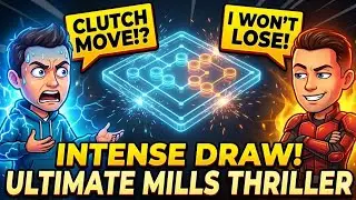 Clutch Move Failed? Insane Intense Draw In Mills Game | Ultimate Strategy Battle