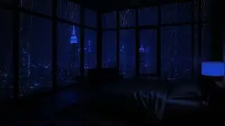 Schlafe schnell ein mit dem Geräusch von Regen in deinem gemütlichen Schlafzimmer 🌙 weißes Rauschen