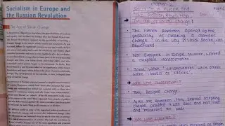 Class 9 History Notes Chapter 2 - Socialism in Europe and Russian Revolution(Notes in description)