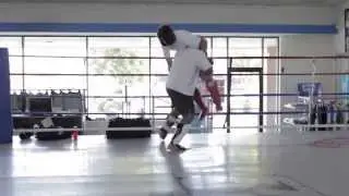 Daniel Cormier Spars With Aaron Parkinson powered by Automatic body by Nutrie, power up with Fuel!
