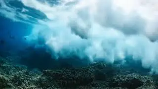 Underwater Wave Animated Background for Free Usage