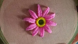 Hand Embroidery beautiful mirror flower designs and picot stitch work