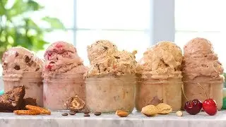 5 EASY Chocolate Ice Cream Recipes! | No Ice Creamer Maker Needed