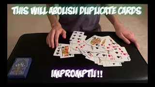 Duplicate Cards Are Lame. EASY Card Trick Performance And Tutorial!