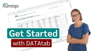Online Statistics Calculator - Get Started - Numiqo (fmr. DATAtab)