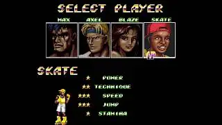 Streets of Rage 2 - Skate Custom Color Mod PB