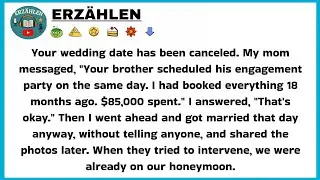 Your wedding date has been cancelled. My mom messaged, 