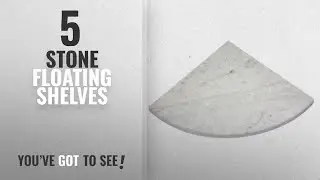 Top 10 Stone Floating Shelves [2018 ]: Stone corner shower shelf - DIY - installs in MINUTES! hidden