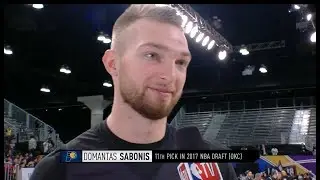 Rising Stars Practice: Domantas Sabonis Interview | NBA All- Star Weekend | Feb 16, 2018
