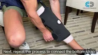 ARC Knee Wrap Application - Iceless Motorized Cold Therapy by Cryo Dynamics
