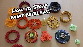 How to Spray Paint Metal Fight Beyblades!