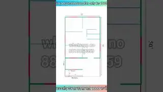 22 x 50 feet ghar ka naksha l 1000 sqft house plan design l 22 x 50 house plan l#houseplan #shorts