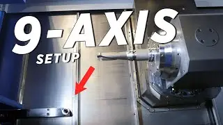 Setting Up Intriguing Multi-Axis Part on the 9-Axis CNC