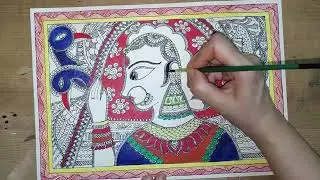 Sita II जानकी (2) ll Mithila Painting II ManjuArts