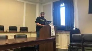 Progressive Maryland member Jerad Halcott speaks about the overdose crisis and the CARE Act