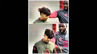 Maycon Douglas Cardozo at Bayern's training session before the game against Club Brugge | UCL