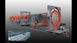 pile cage making machine rebar cage welding machine cage making machine automatic cage welding