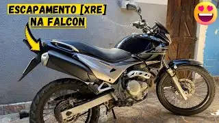 ESCAPAMENTO DA [XRE] NA FALCON | RONCO FICOU TOP