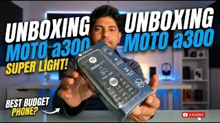 Motorola Moto A300 #unboxing 1000mAh🔋Lithium-ion | 1.3 MP | 2G Network | Height 14.6mm 🔥Disco Light