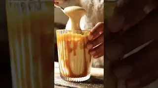 This instant Salted Caramel Milkshake Hits Different🧡#shorts
