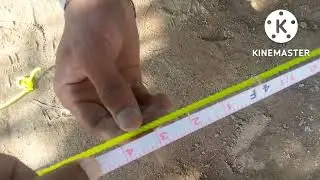 How to take gunia (right angle) at site || how to calculate diagonal of rectangle ||