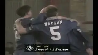 Arsenal 1-2 Everton - 20 January 1996 (MOTD Highlights)