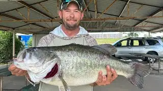 12.04 largemouth on lake fork last 15 minutes in the tournament won first and big bass!!!